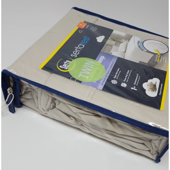 Serta SertaRest Comfy Sleep Sheet Set Sheets Secure Fit On Mattress Twin 4 pc - Picture 9 of 10